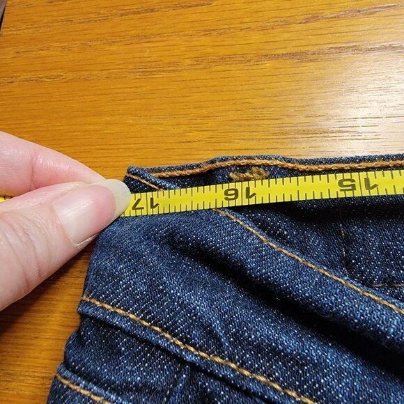 Levi’s Capital E Skimmer Low Skinny Jeans size 32 dark wash - Picture 6 of 11